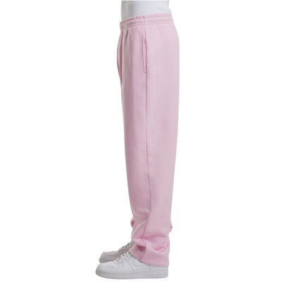 Soft Pink - Lifestyle - Build Your Brand Mens Fluffy Jogging Bottoms