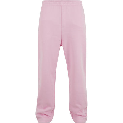 Soft Pink - Front - Build Your Brand Mens Fluffy Jogging Bottoms