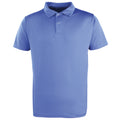 Royal - Front - Premier Unisex Coolchecker Studded Plain Polo Shirt