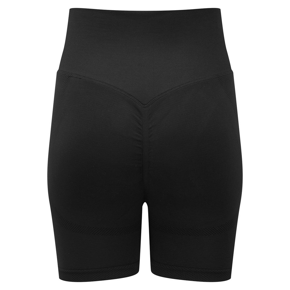 Black - Back - TriDri Womens-Ladies Scrunch Shorts