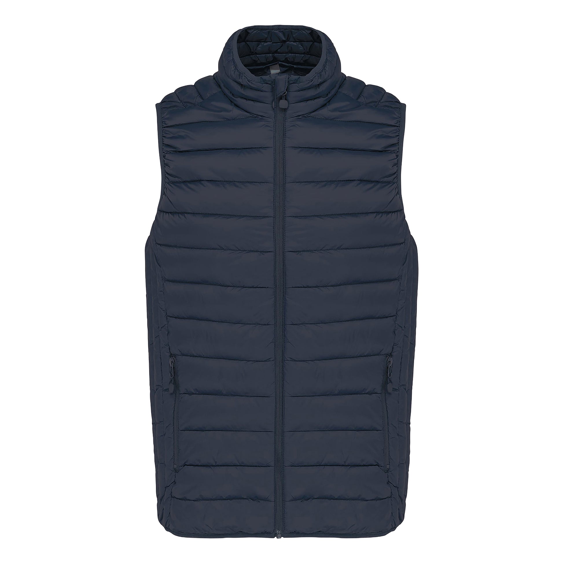 Navy - Front - Kariban Mens Lightweight Padded Body Warmer