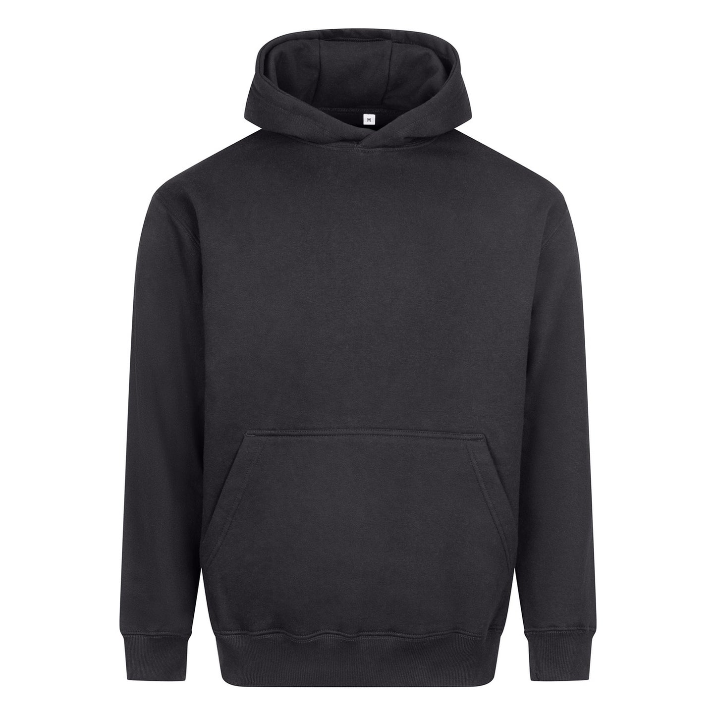 Solid Charcoal - Front - Awdis Mens Vision Heavyweight Hoodie