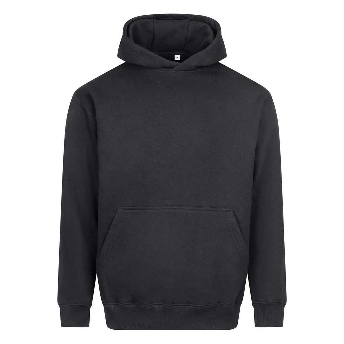Solid Charcoal - Front - Awdis Mens Vision Heavyweight Hoodie