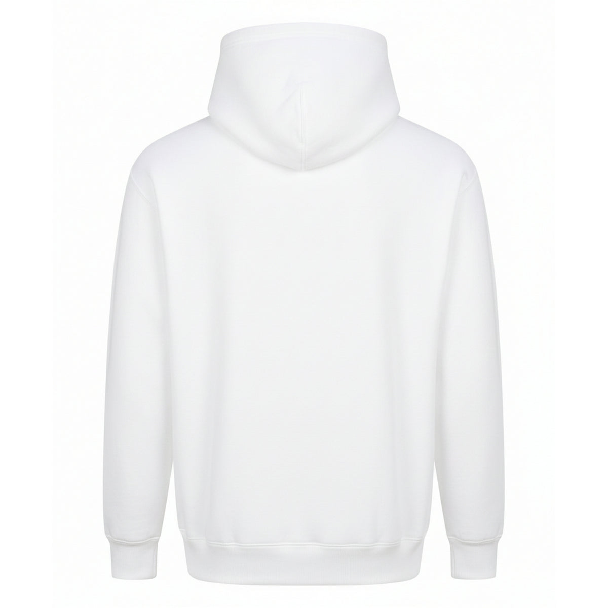 Arctic White - Back - Awdis Mens Vision Heavyweight Hoodie