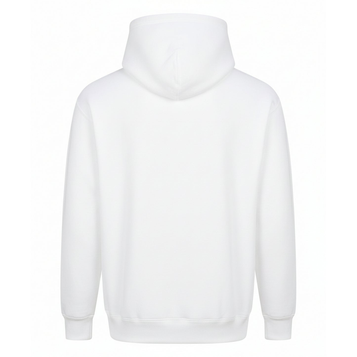 Arctic White - Back - Awdis Mens Vision Heavyweight Hoodie