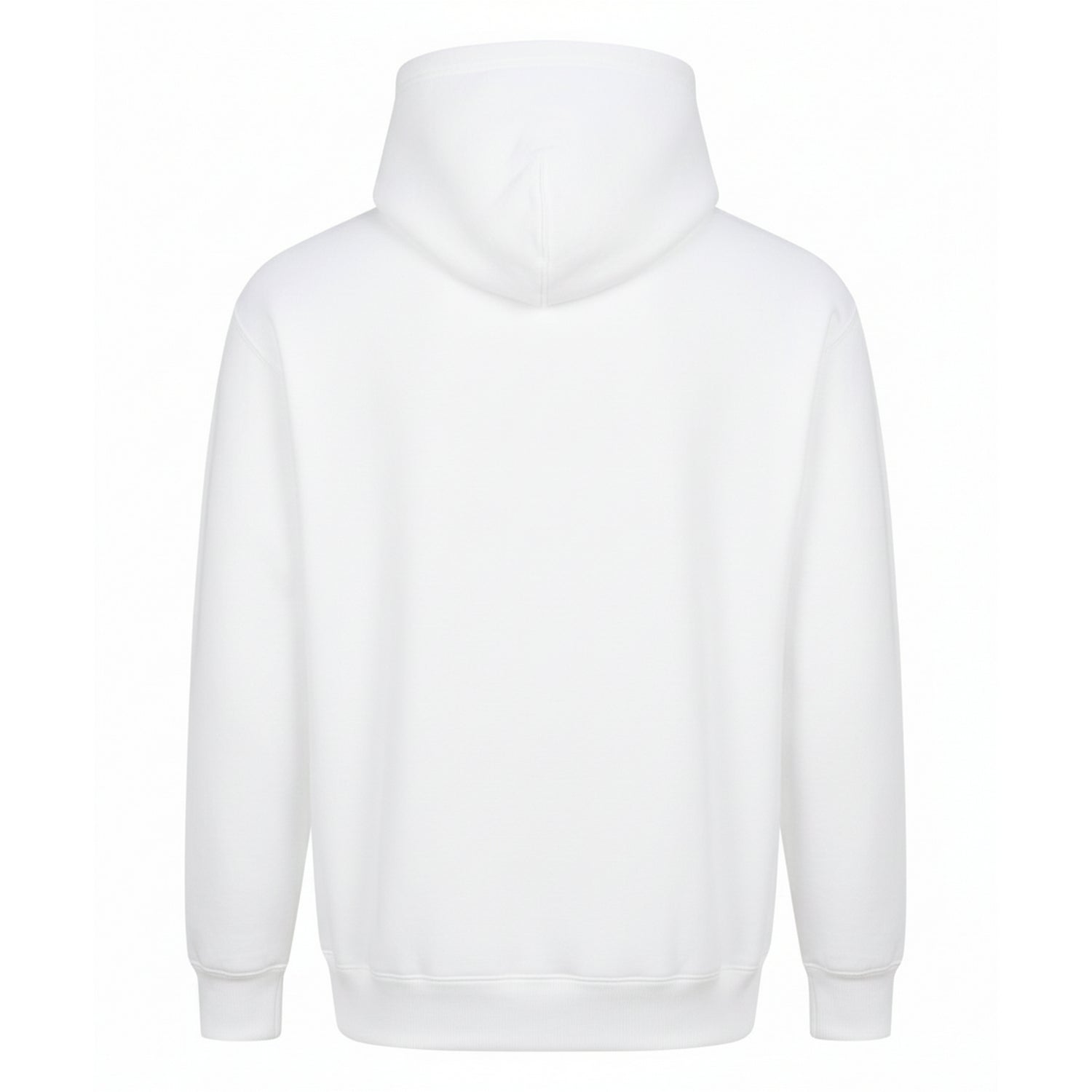 Arctic White - Back - Awdis Mens Vision Heavyweight Hoodie