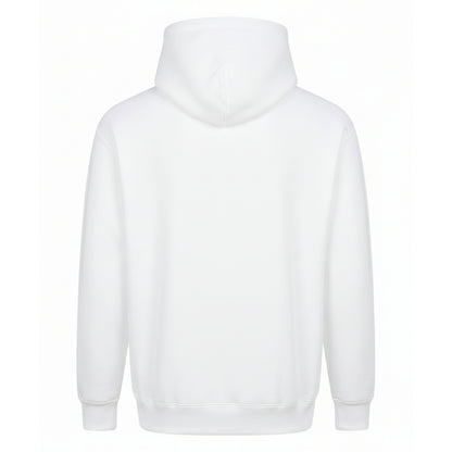 Arctic White - Back - Awdis Mens Vision Heavyweight Hoodie
