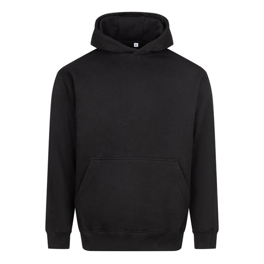 Deep Black - Front - Awdis Mens Vision Heavyweight Hoodie