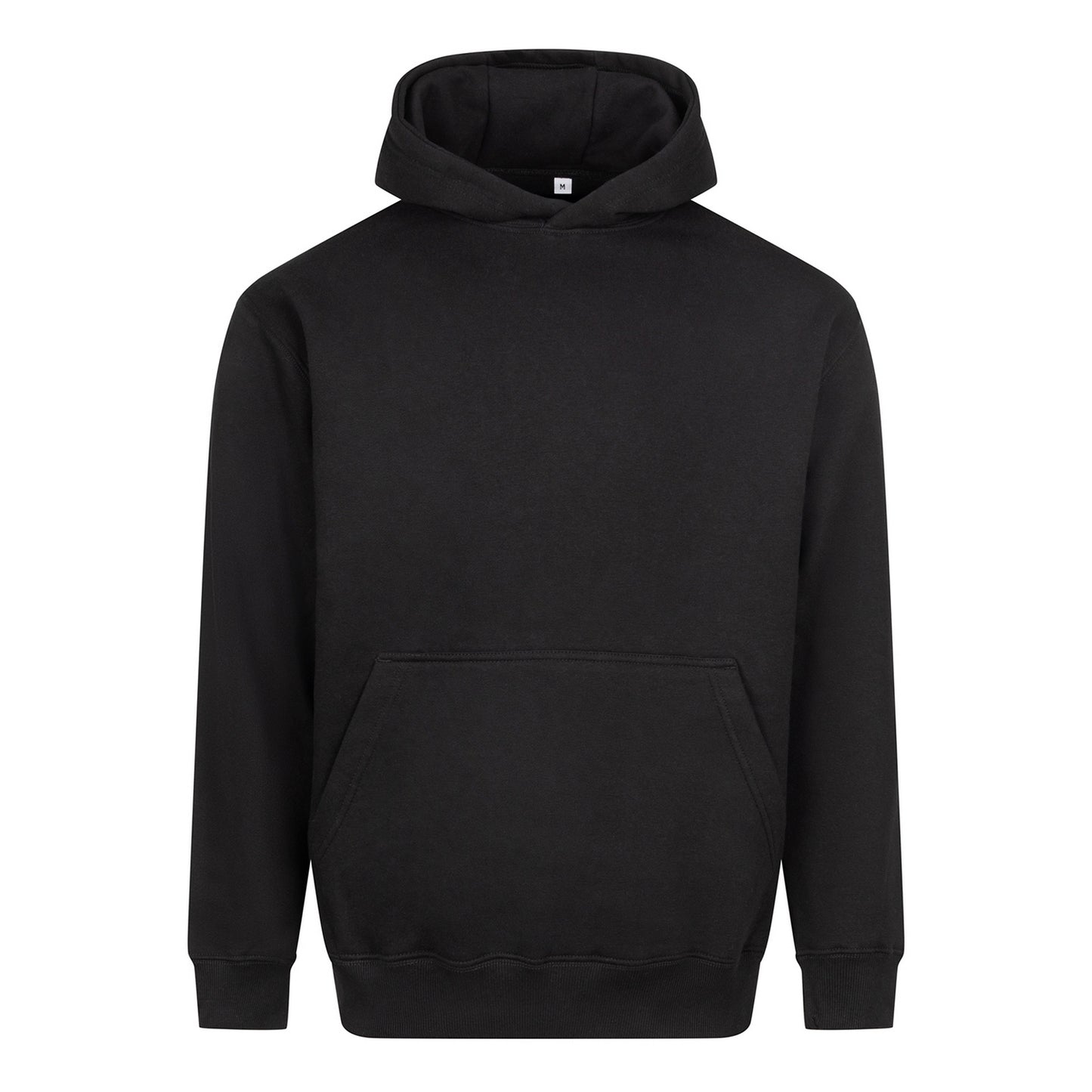 Deep Black - Front - Awdis Mens Vision Heavyweight Hoodie