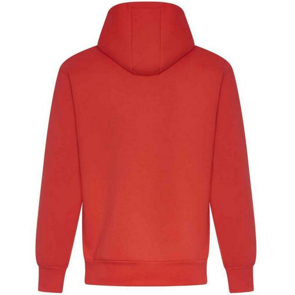 Fire Red - Back - Awdis Mens Vision Heavyweight Hoodie