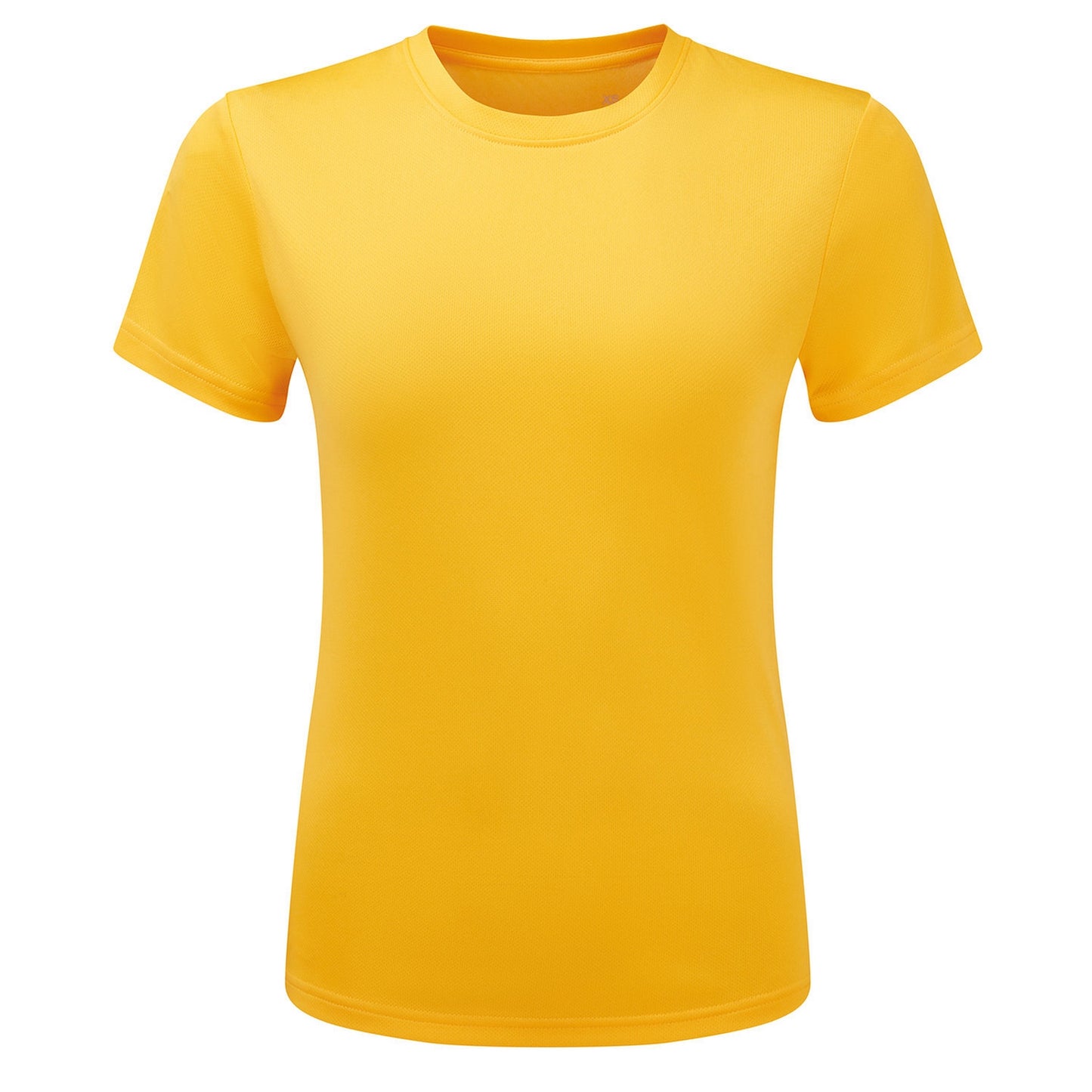 Sun Yellow - Front - TriDri Womens-Ladies Ion-Charge Textured Recycled T-Shirt