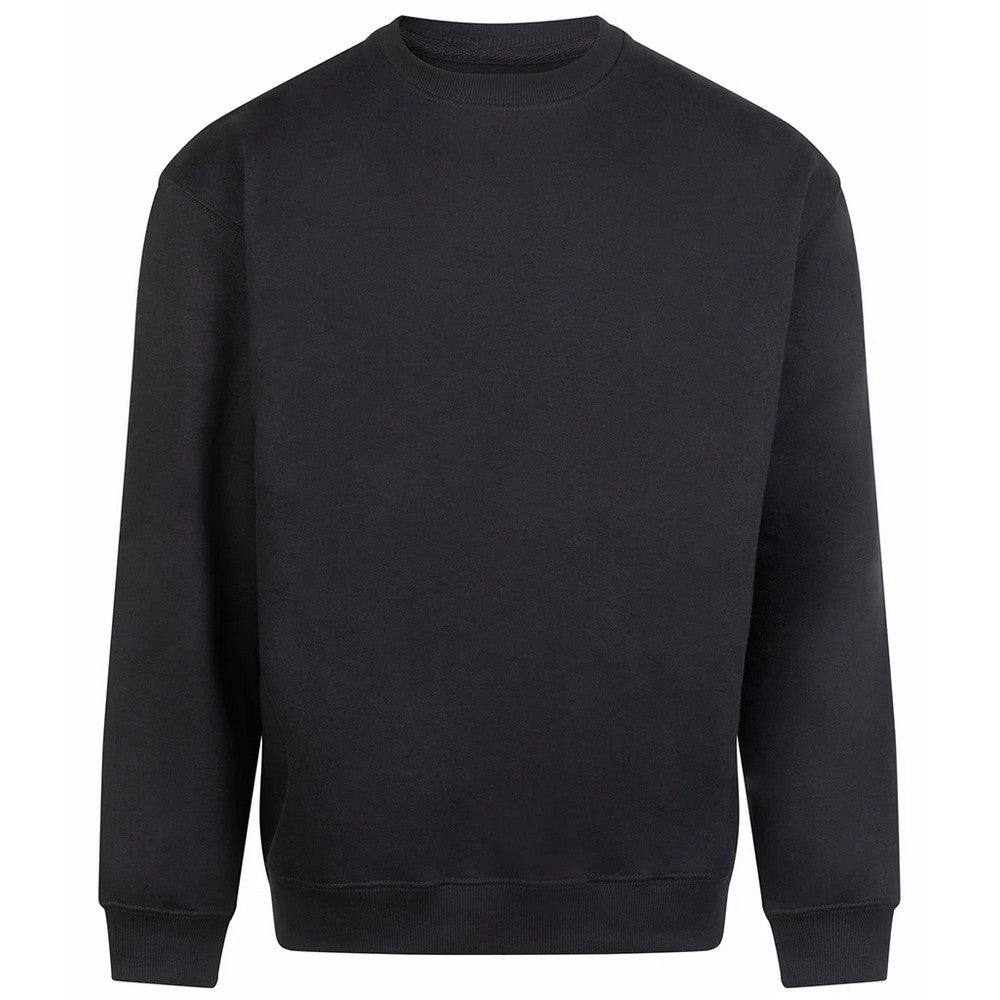 Deep Black - Front - Awdis Unisex Adult Vision Heavyweight Sweatshirt