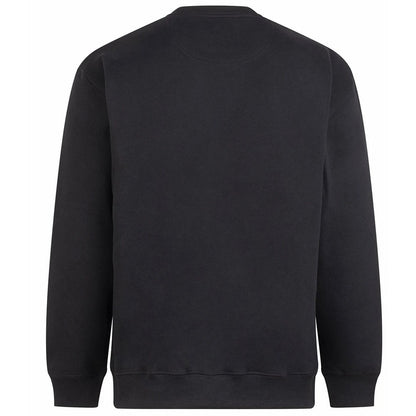Deep Black - Back - Awdis Unisex Adult Vision Heavyweight Sweatshirt