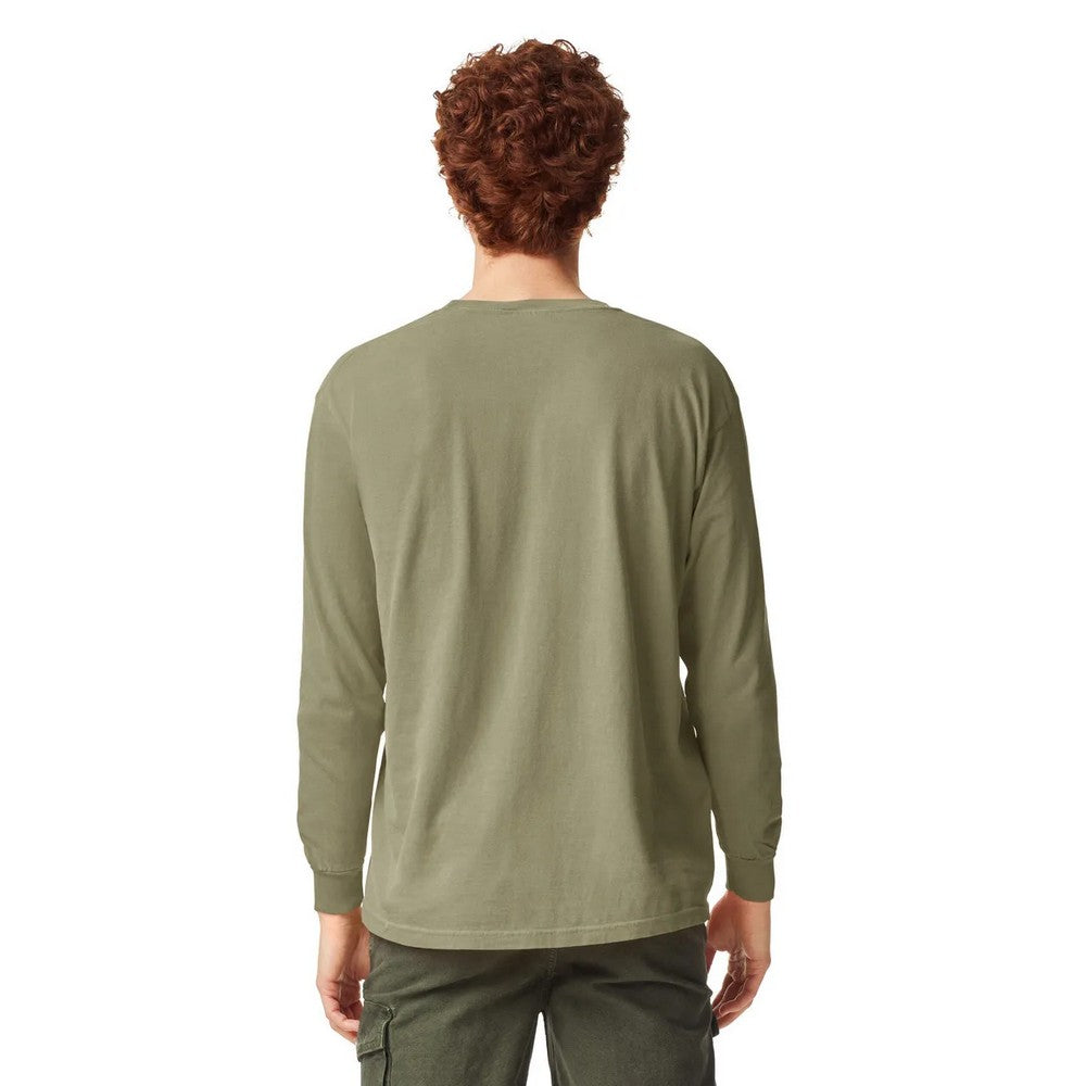 Khaki Green - Back - Comfort Colors Unisex Adult T-Shirt
