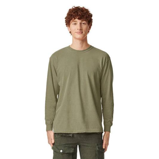 Khaki Green - Front - Comfort Colors Unisex Adult T-Shirt