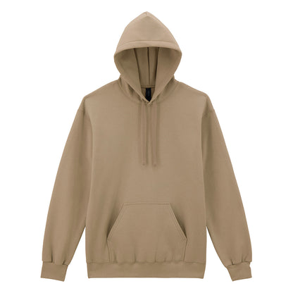 Tan - Front - Gildan Unisex Adult Hammer Hoodie