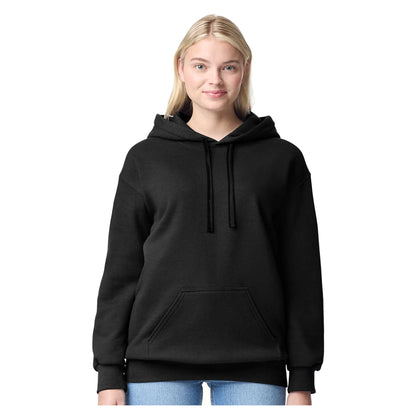 Pitch Black - Side - Gildan Unisex Adult Hammer Hoodie