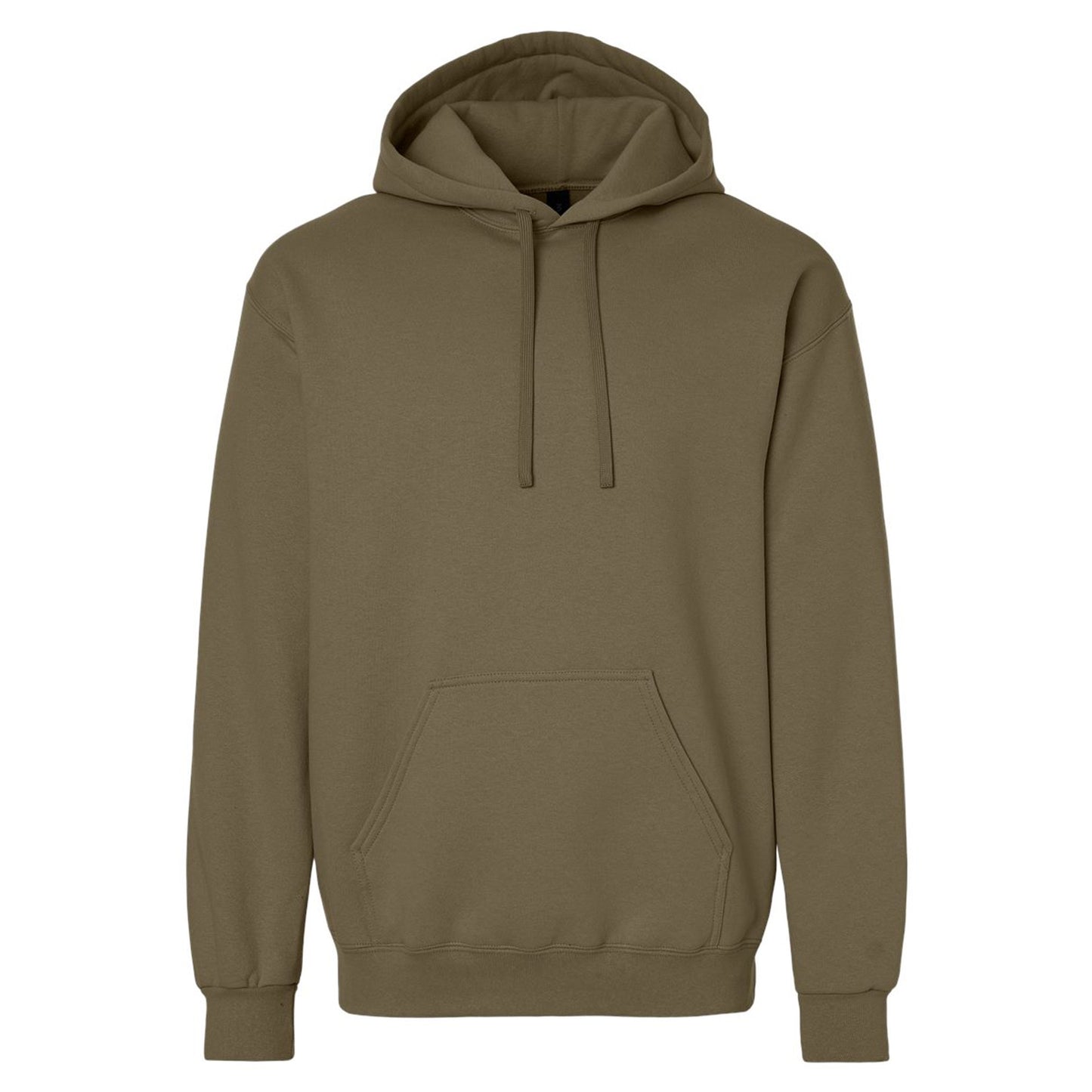 Olive - Front - Gildan Unisex Adult Hammer Hoodie