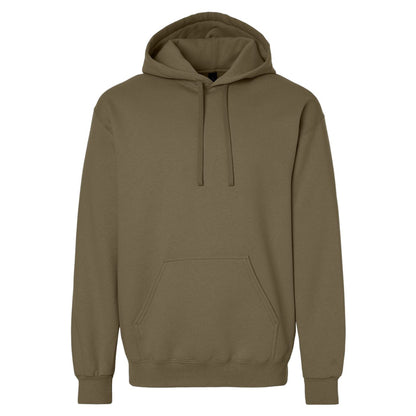 Olive - Front - Gildan Unisex Adult Hammer Hoodie