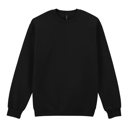 Pitch Black - Front - Gildan Unisex Adult Hammer Maxweight Sweatshirt