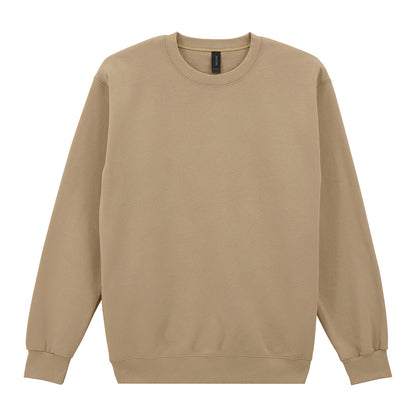 Tan - Front - Gildan Unisex Adult Hammer Maxweight Sweatshirt