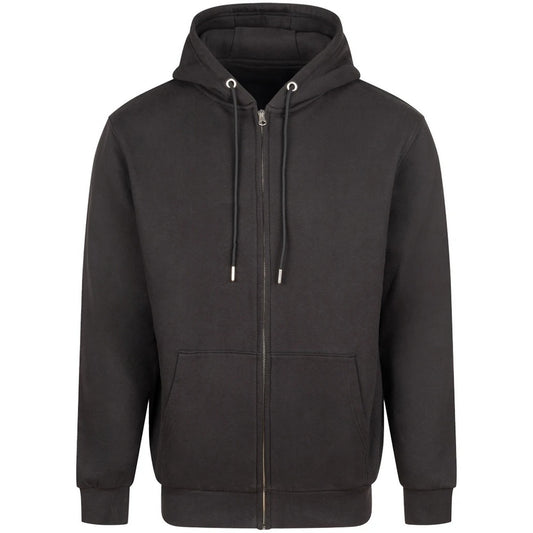 Black - Front - Anthem Unisex Adult Studio Full Zip Hoodie