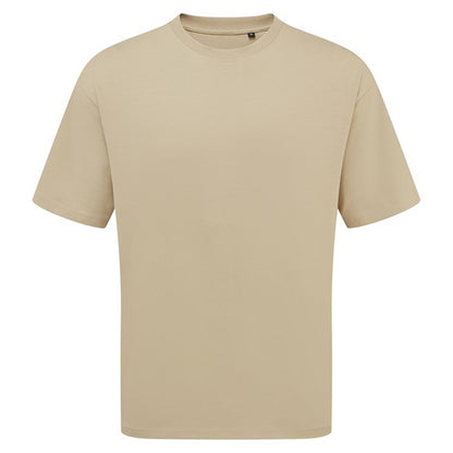 Khaki Brown - Back - Premier Unisex Adult Oversized T-Shirt