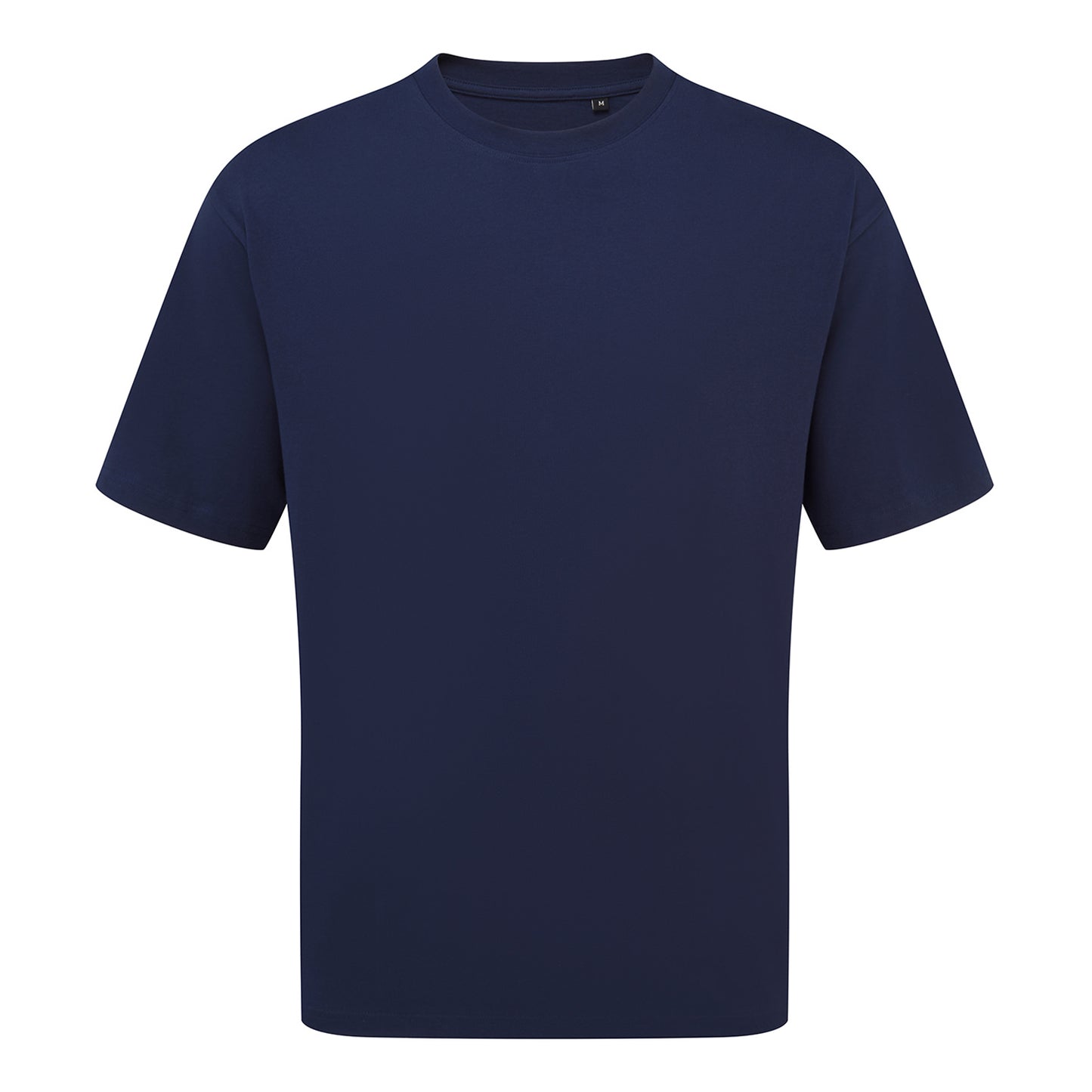 Navy - Front - Premier Unisex Adult Oversized T-Shirt