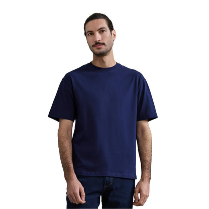 Navy - Back - Premier Unisex Adult Oversized T-Shirt