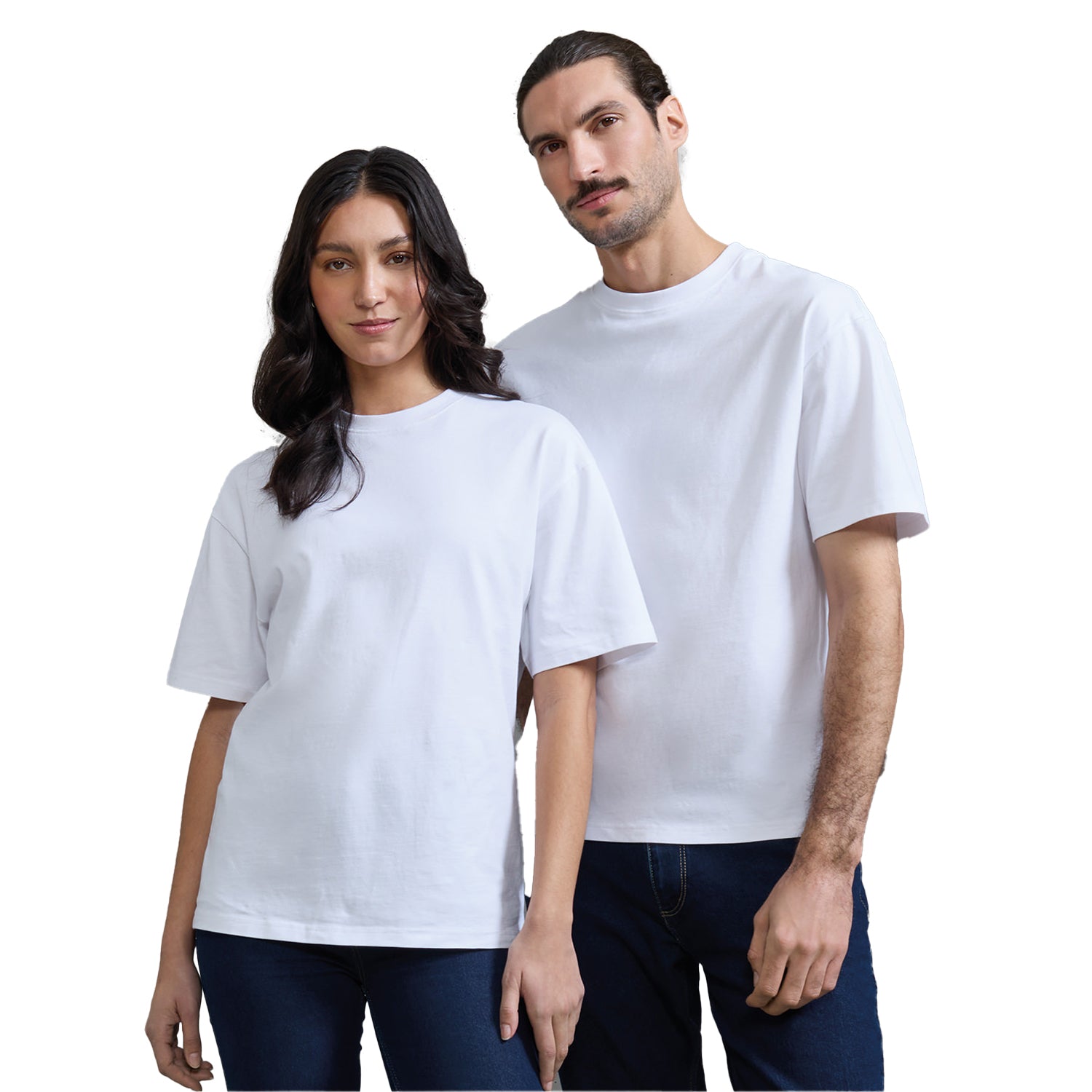 White - Back - Premier Unisex Adult Oversized T-Shirt