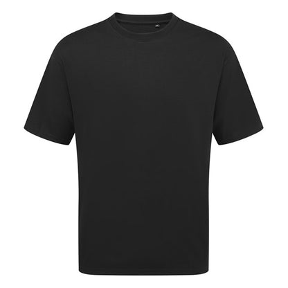 Black - Front - Premier Unisex Adult Oversized T-Shirt