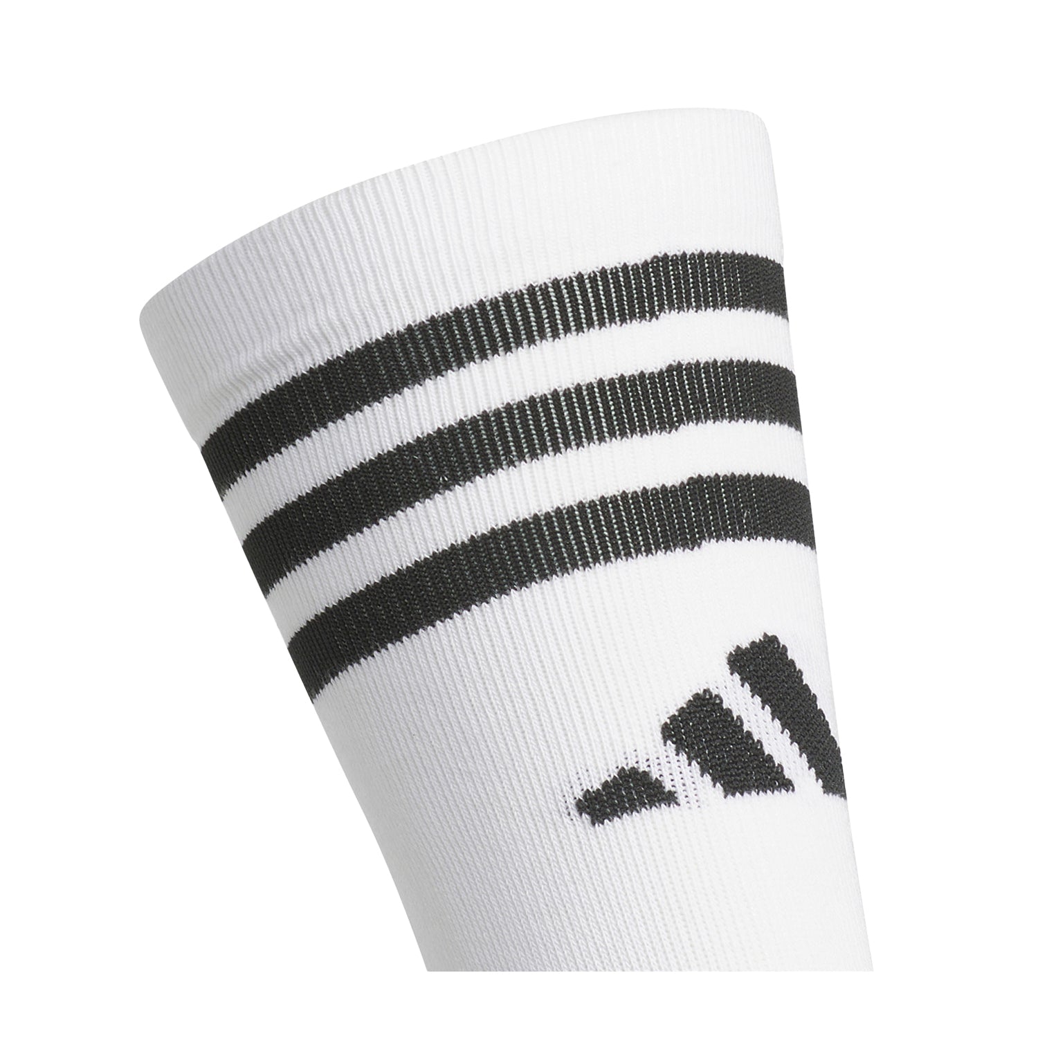 White-Black - Side - Adidas Unisex Adult Crew Socks (Pack of 3)