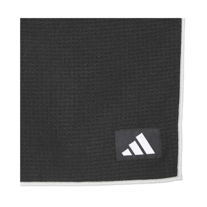 Black - Side - Adidas Players Magnetic Towel