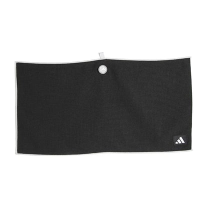 Black - Front - Adidas Players Magnetic Towel