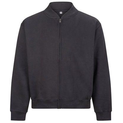 Solid Charcoal - Front - Awdis Unisex Adult Signature Heavyweight Bomber Jacket
