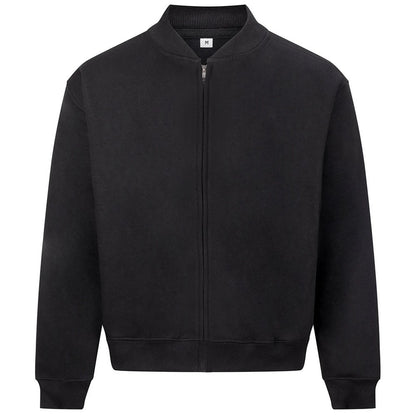 Deep Black - Front - Awdis Unisex Adult Signature Heavyweight Bomber Jacket
