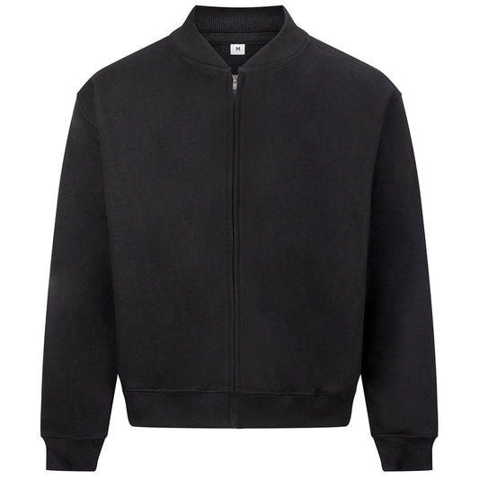 Deep Black - Front - Awdis Unisex Adult Signature Heavyweight Bomber Jacket