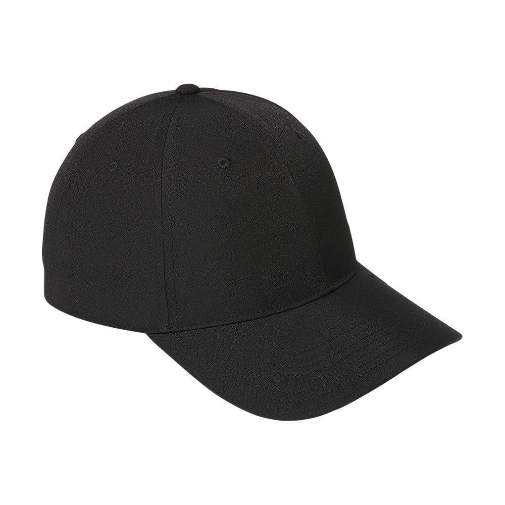 Black - Front - Adidas 6 Panel Baseball Cap