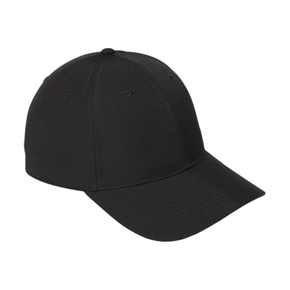 Black - Front - Adidas 6 Panel Baseball Cap