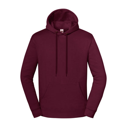 Burgundy - Front - Fruit of the Loom Unisex Adult Iconic Premium Hoodie