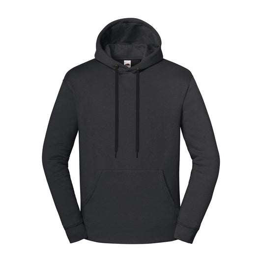 Light Graphite - Front - Fruit of the Loom Unisex Adult Iconic Premium Hoodie