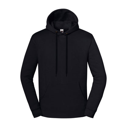 Black - Front - Fruit of the Loom Unisex Adult Iconic Premium Hoodie