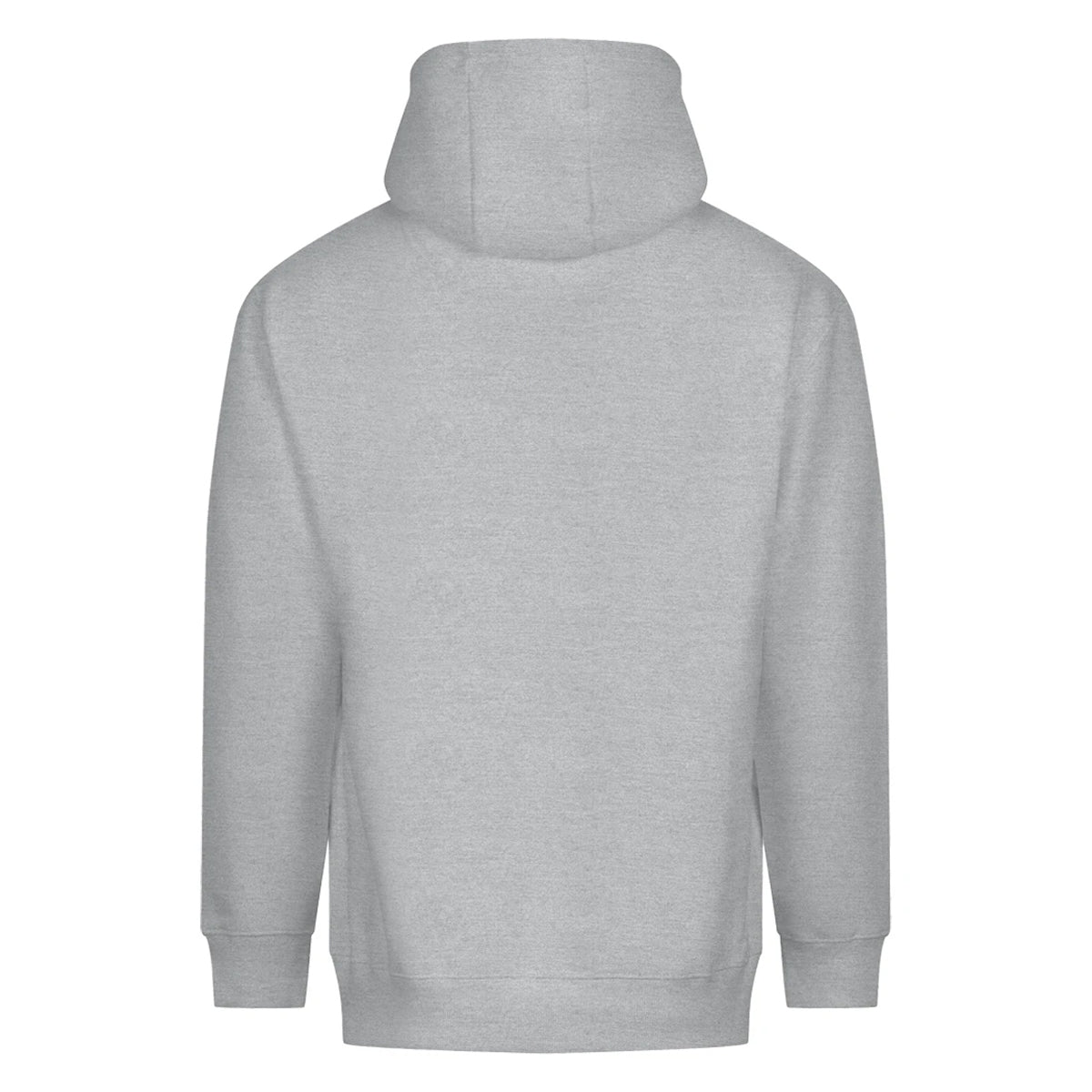 Heather Grey - Back - Awdis Unisex Adult Vision Heavyweight Hoodie