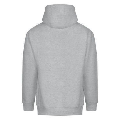 Heather Grey - Back - Awdis Unisex Adult Vision Heavyweight Hoodie