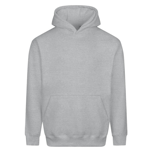 Heather Grey - Front - Awdis Unisex Adult Vision Heavyweight Hoodie