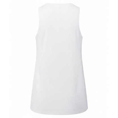 White - Back - TriDri Womens-Ladies Ion-Charge Tank Top