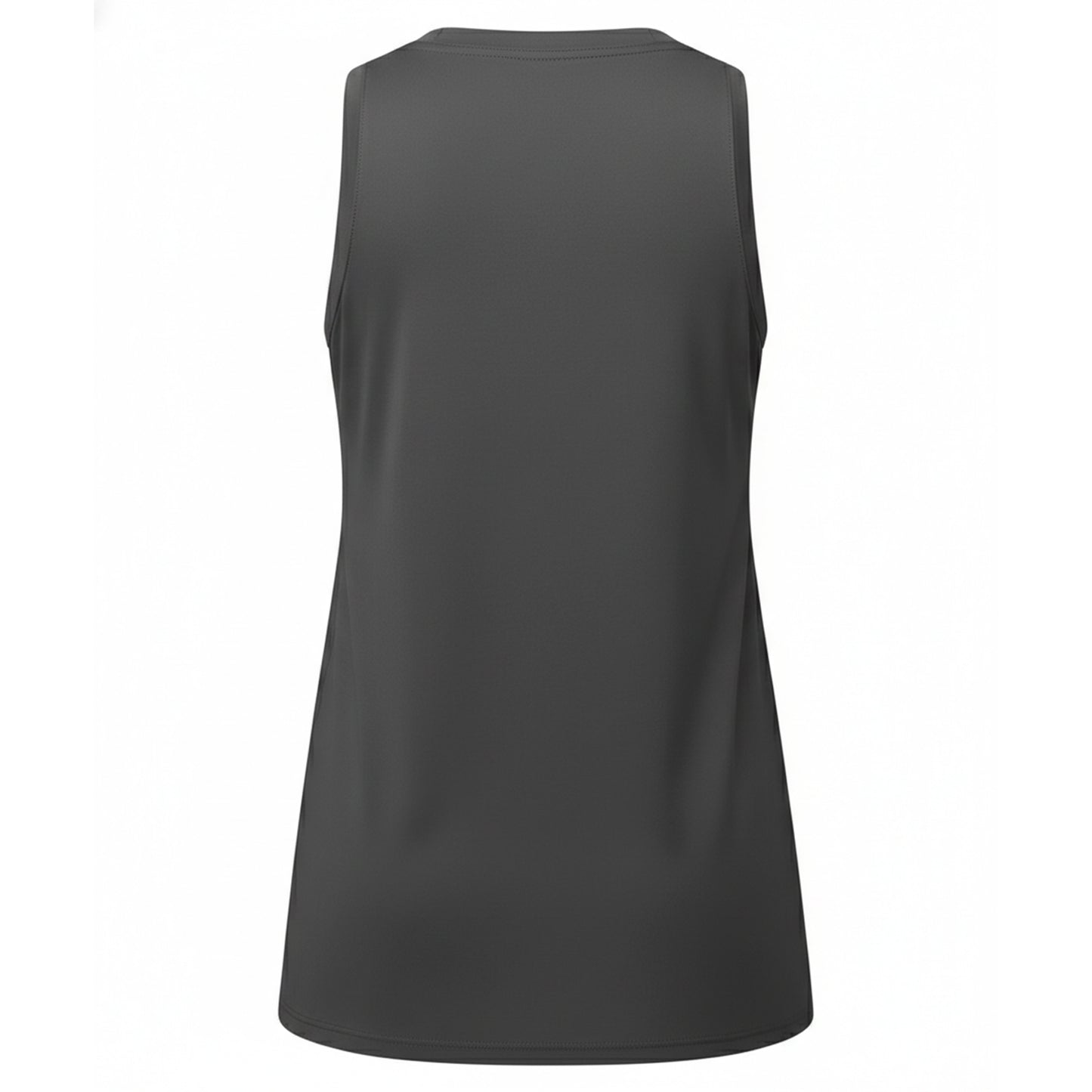 Charcoal - Back - TriDri Womens-Ladies Ion-Charge Tank Top
