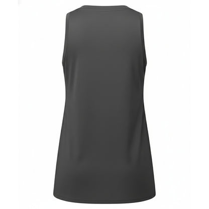 Charcoal - Back - TriDri Womens-Ladies Ion-Charge Tank Top