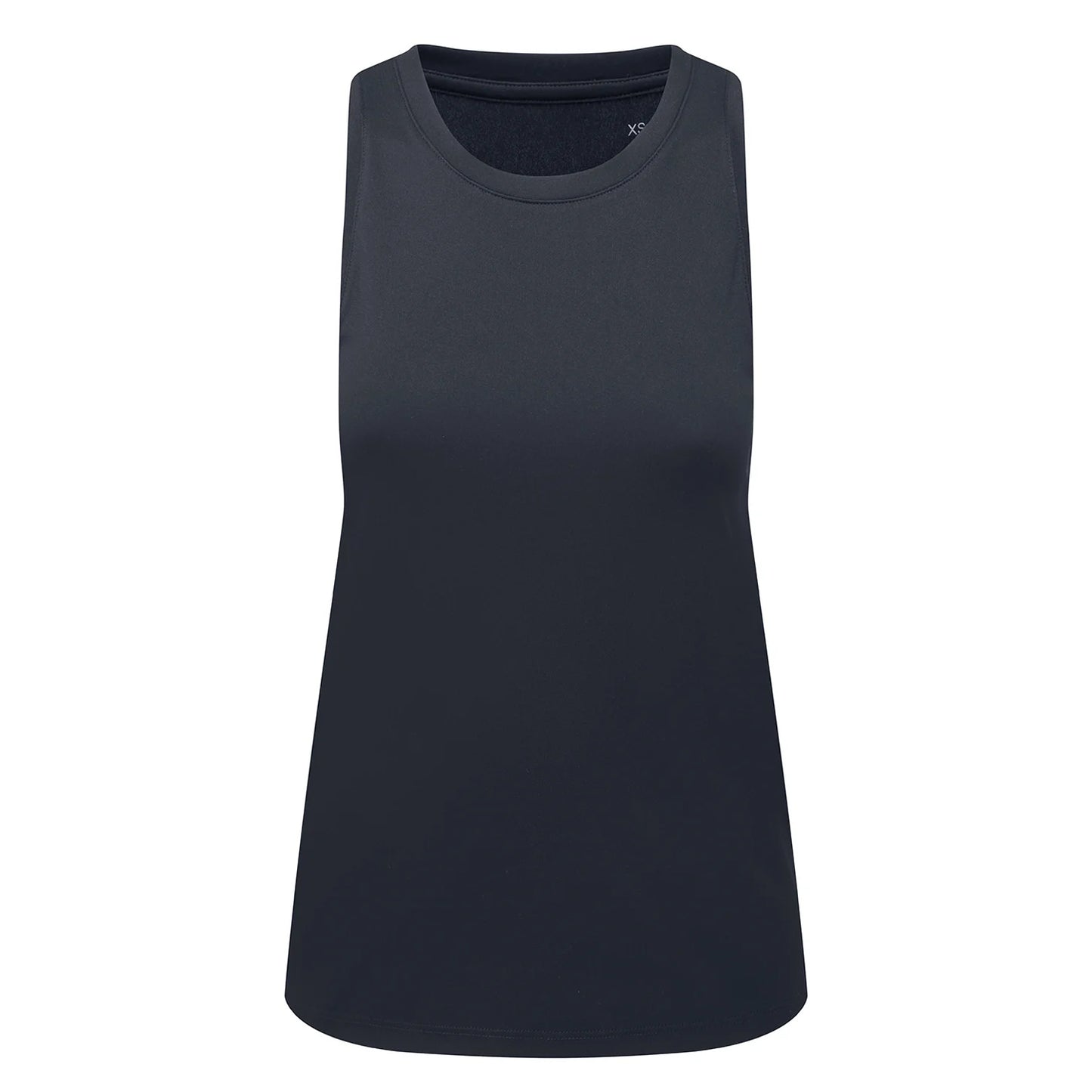 Navy - Front - TriDri Womens-Ladies Ion-Charge Tank Top