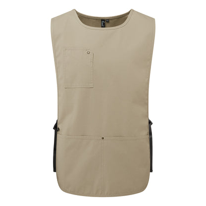 Khaki Brown - Front - Premier Unisex Adult Utility 2.0 Tabard